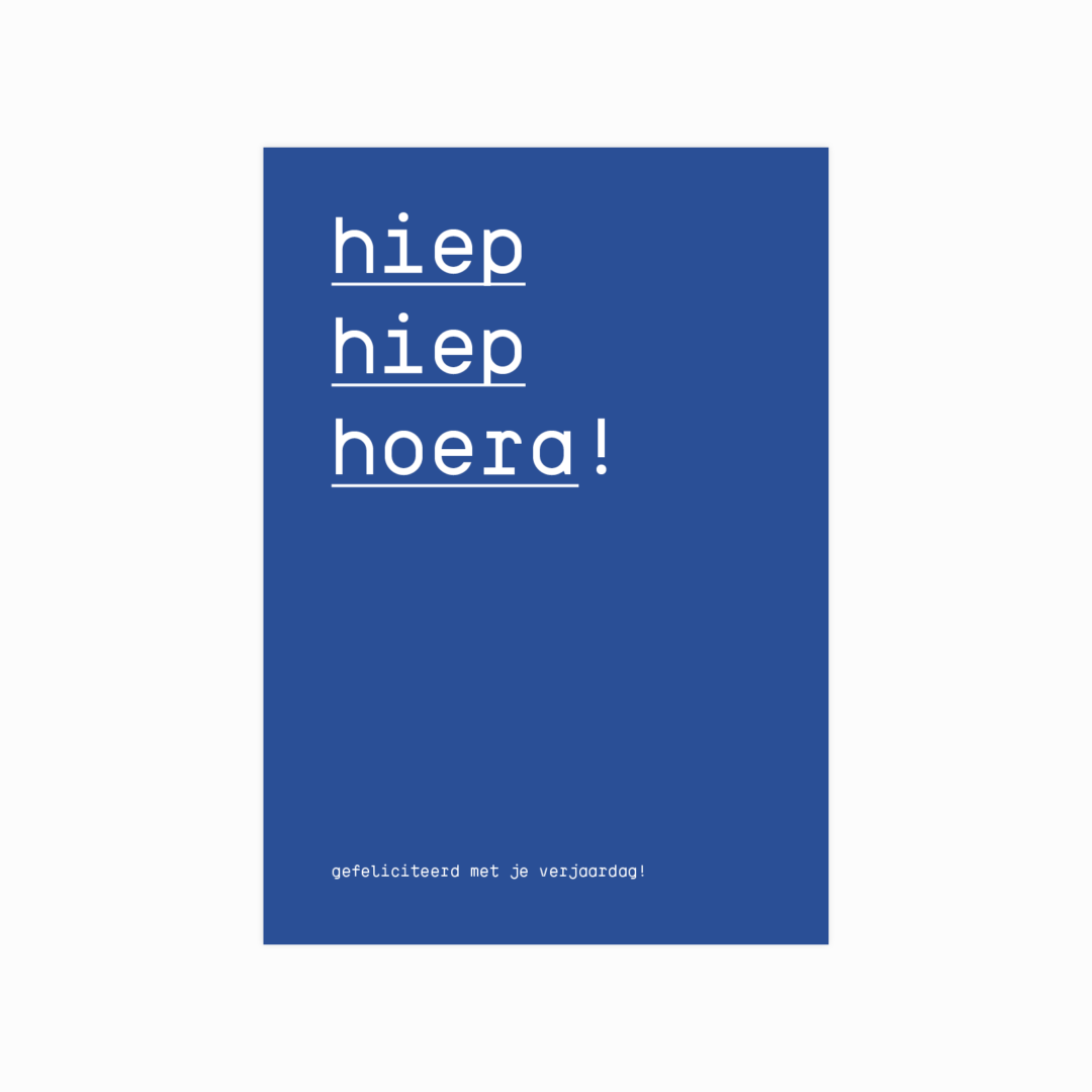 Hiep, hiep hoera!